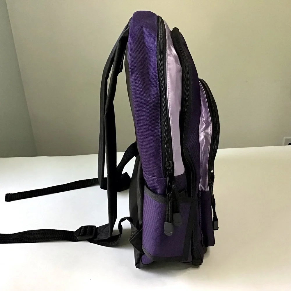 Vintage Limited Too Y2K Backpack Dark Purple 16” Excellent Condition Like-New